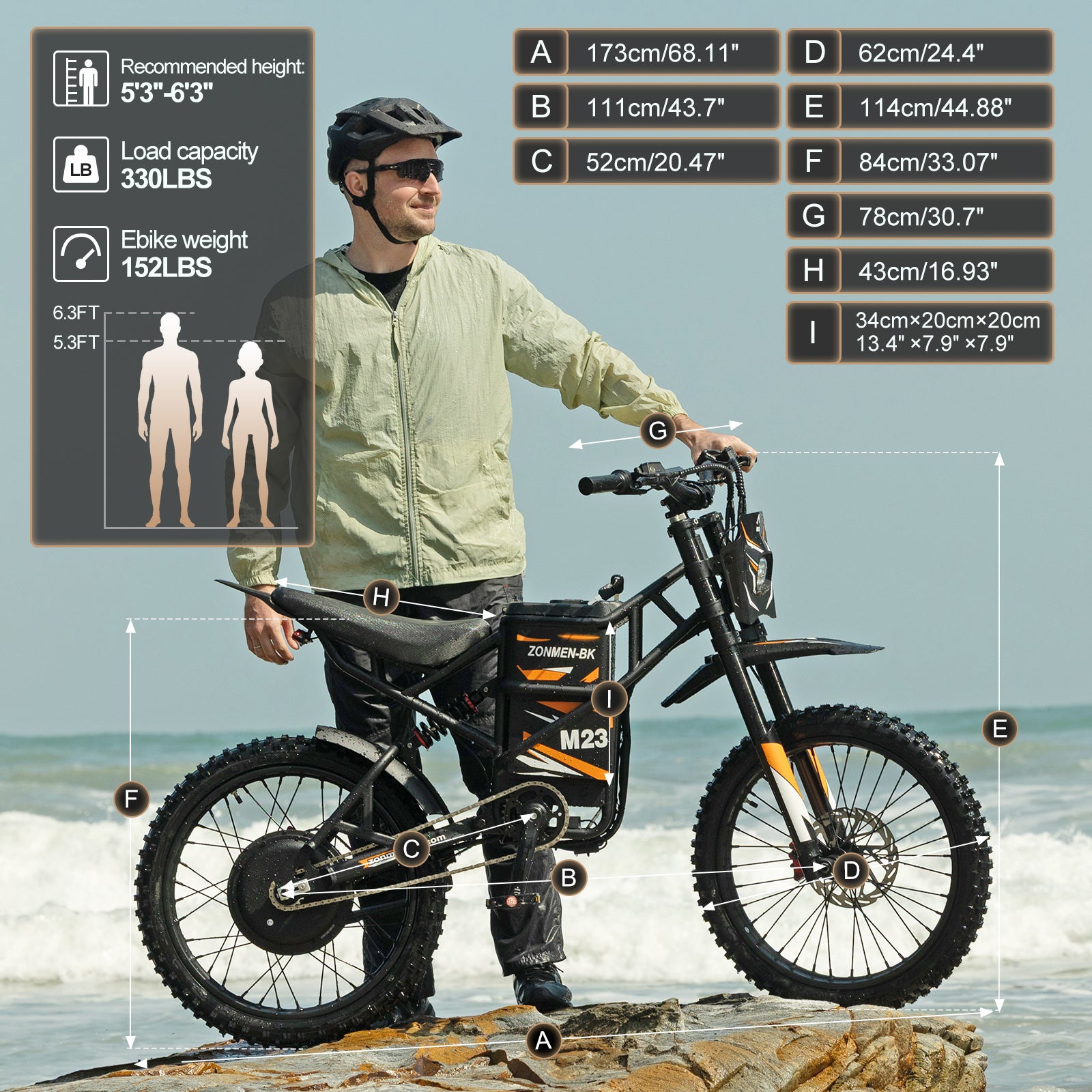 ZonMen 6500W Electric Dirt Bike M23