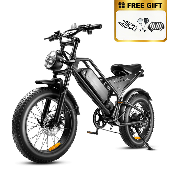 Smartravel Explorer DK400 1000W Moped Style Offroad Electric Bike Fat Tire