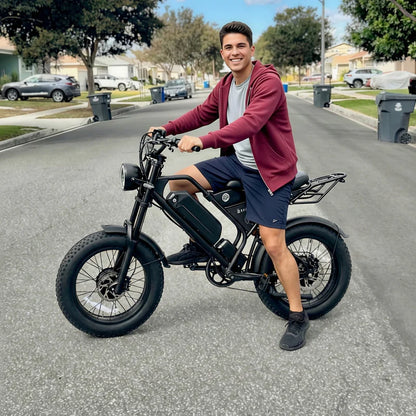 Smartravel Explorer DK400 1000W Moped Style Offroad Electric Bike Fat Tire