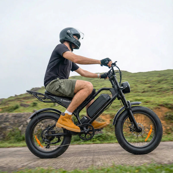 Smartravel Explorer DK400 1000W Moped Style Offroad Electric Bike Fat Tire