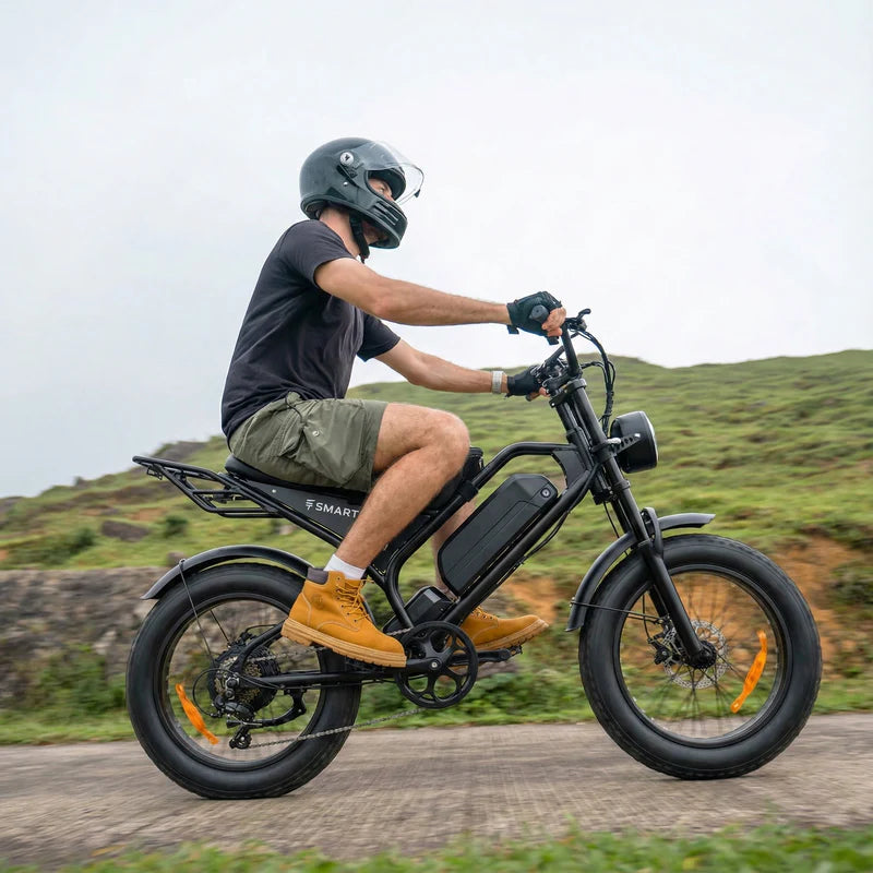 Smartravel Explorer DK400 1000W Moped Style Offroad Electric Bike Fat Tire