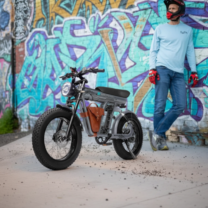 Smartravel Rocket ST201F 1500W Retro Motorcycle Style Off-Road Electric Bike Fat Tire