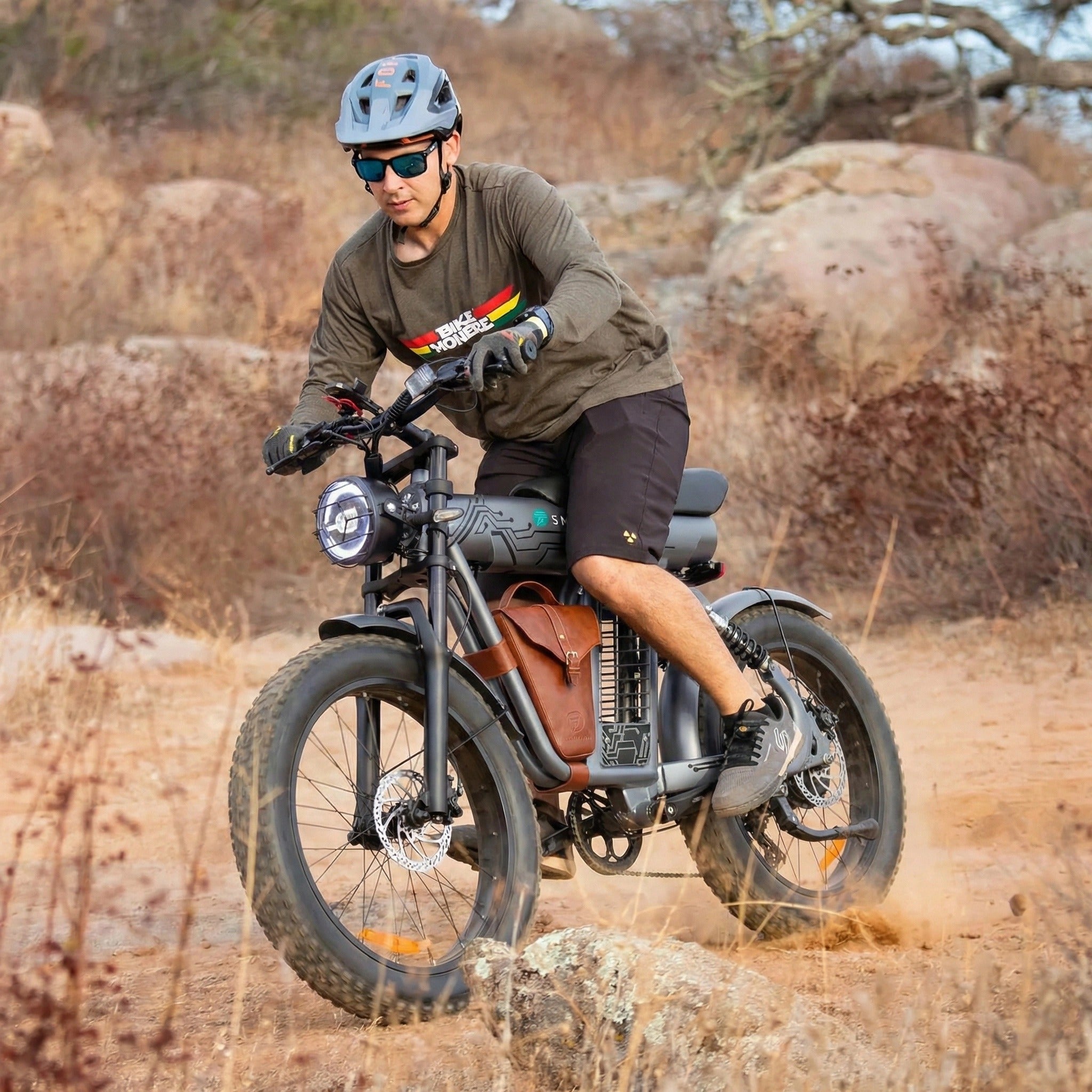 Smartravel Rocket ST201F 1500W Retro Motorcycle Style Off-Road Electric Bike Fat Tire
