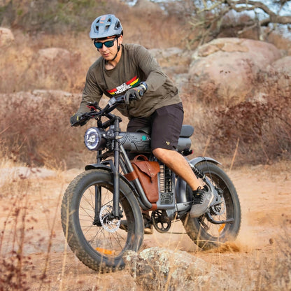 Smartravel Rocket ST201F 1500W Retro Motorcycle Style Off-Road Electric Bike Fat Tire