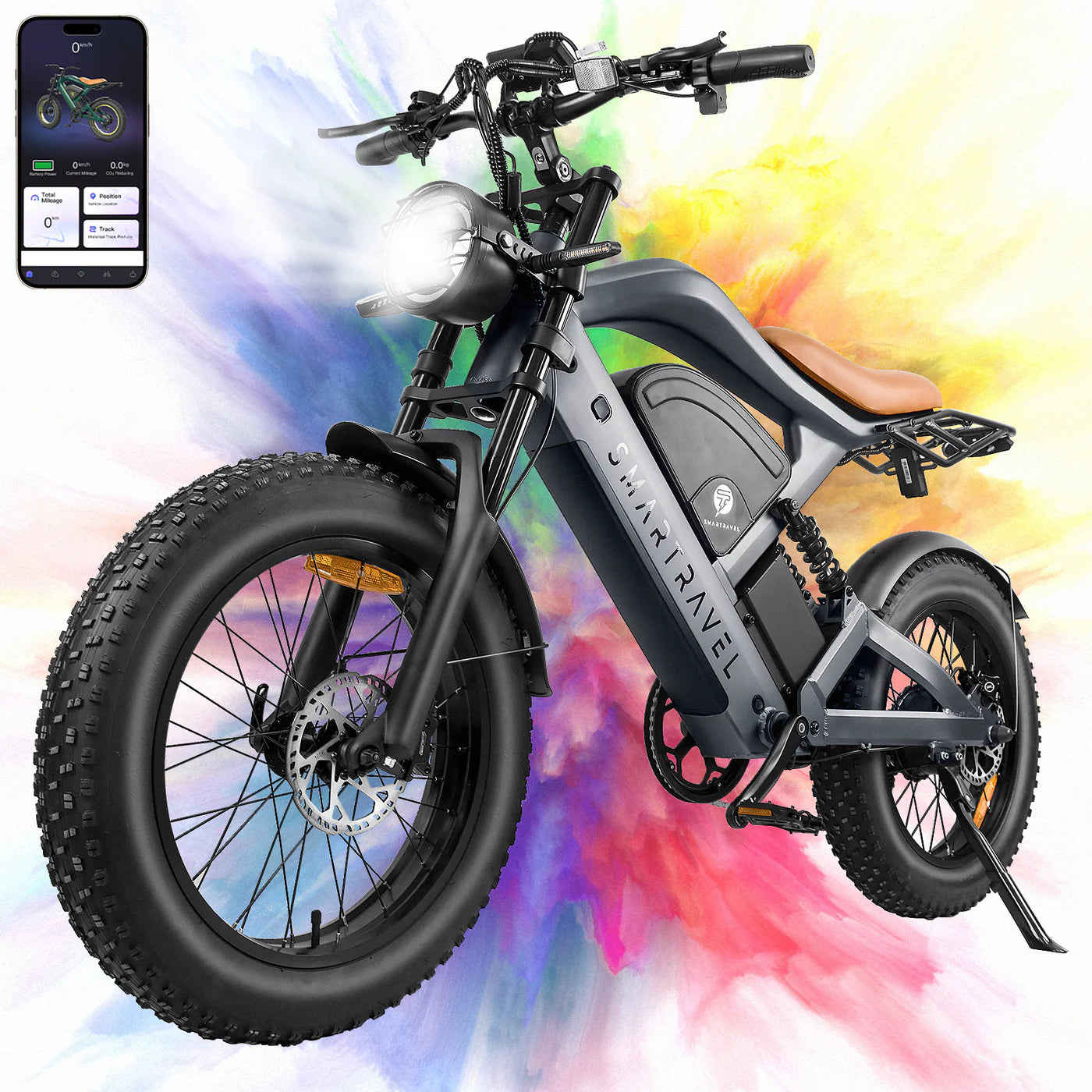 Smartravel Raptor ST202 GPS-Enabled All-Terrain Electric Bike