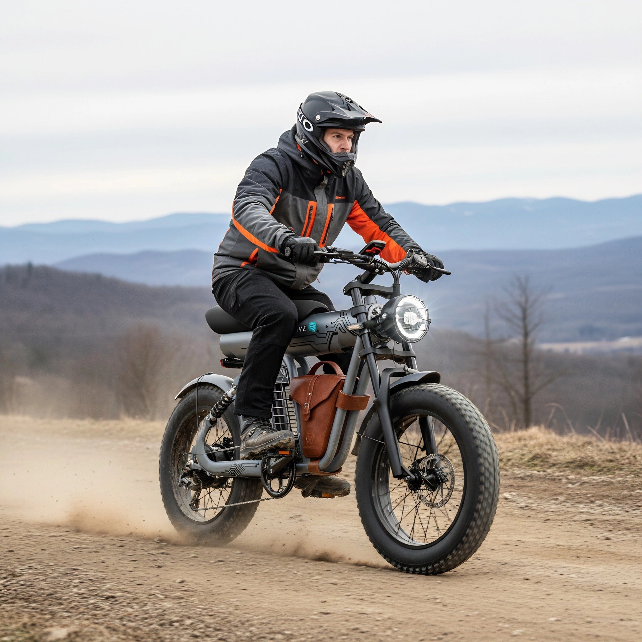 Smartravel Rocket ST201F 1500W Retro Motorcycle Style Off-Road Electric Bike Fat Tire