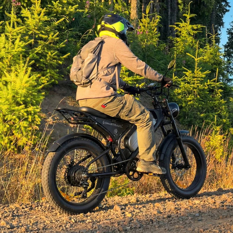 Smartravel Explorer DK400 1000W Moped Style Offroad Electric Bike Fat Tire